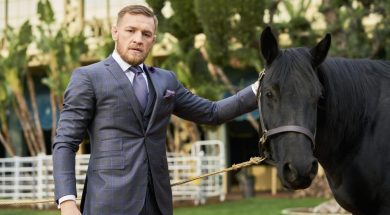 Conor McGregor on set filming the Pegasus World Cup Invitational “13th Jockey” series – actumma