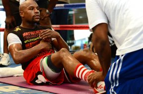 Floyd Mayweather Jr. Media Workout