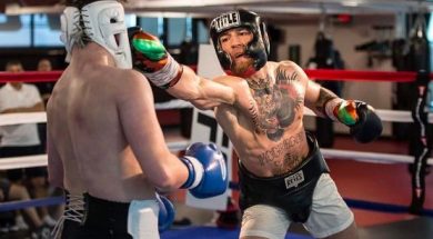 Conor-McGregor-in-training-for-the-Floyd-Mayweather-fight-on-the-26th-of-August