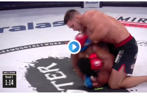 Vadim Nemkov Chokes Rafael Carvalho Bellator Milan