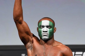 Kamaru-Usman-nigerian-flag-face