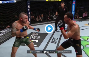 Max Holloway vs Alexander Volkanovski capture ecran – UFC 245
