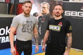 Conor-McGregor-et-John-Kavanah-au-SBG