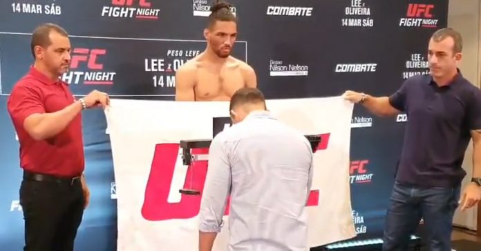 Kevin-Lee-Pesée-manquée-UFC-Brasilia-UFN-170