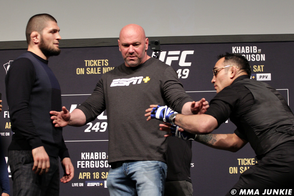 UFC 249 conférence de presse khabib vs ferguson