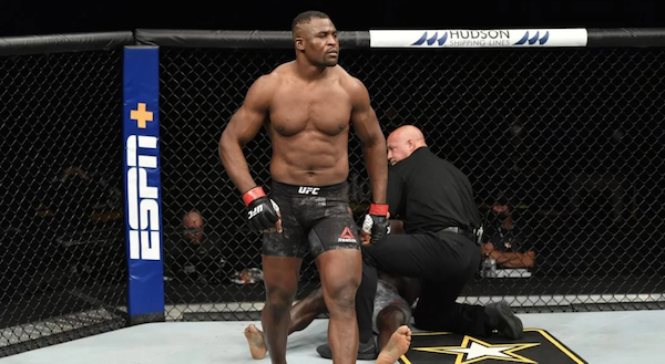 francis ngannou en colère 