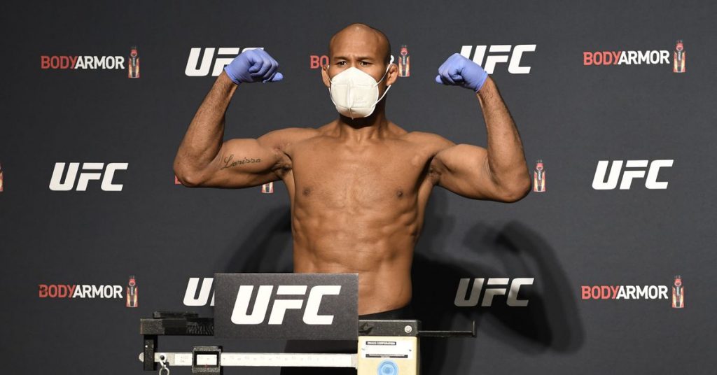 Jacare Souza testé positif au coronavirus pour l'UFC 249