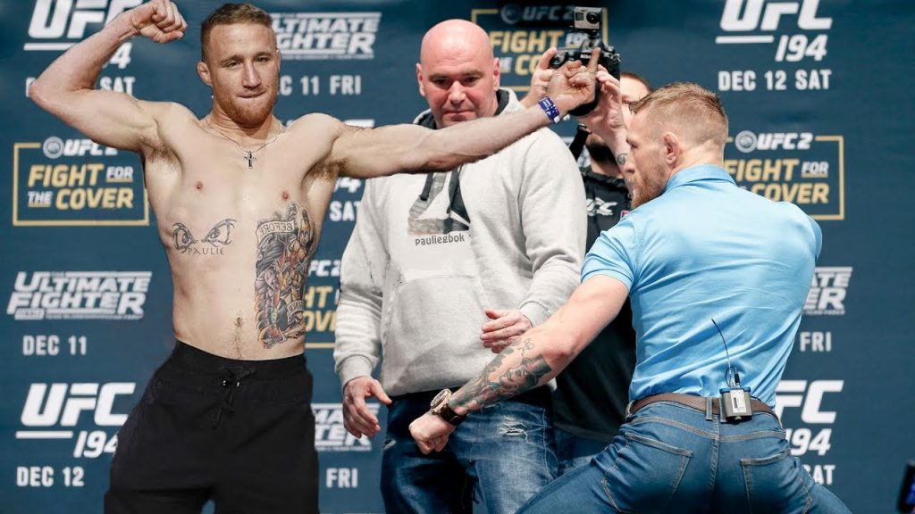 Conor McGregor n'afrontera pas Justin Gaethje