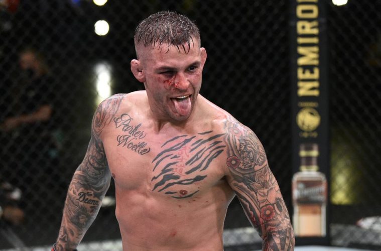 Voici la cheville cassée de Dustin Poirier