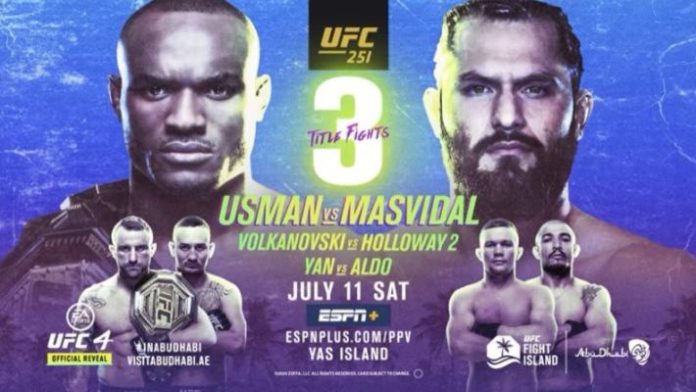 ufc 251 carte et horaires