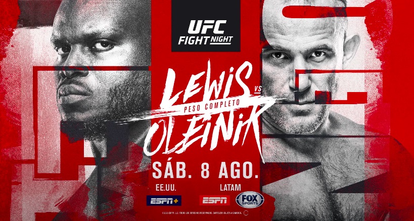 tous les résultats UFC VEGAS 6 Derrick Lewis vs Aleksei Oleinik