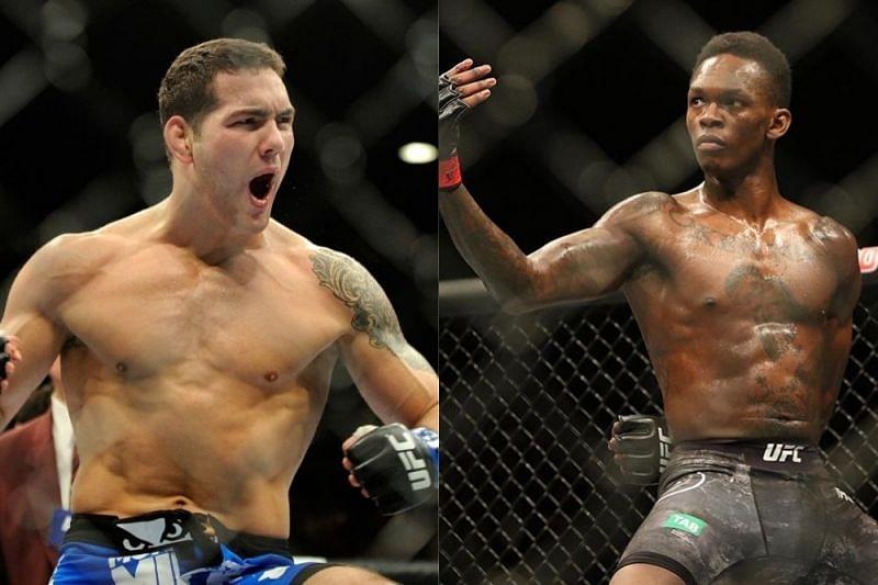 Israel Adesanya se moque de Chris Weidman