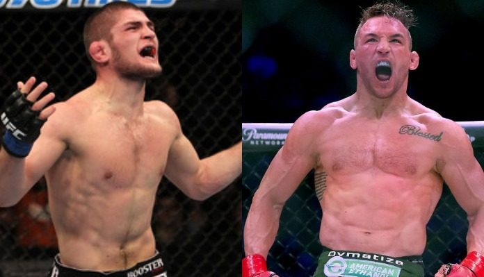 Khabib Nurmagomedov insulte presque Michael Chandler