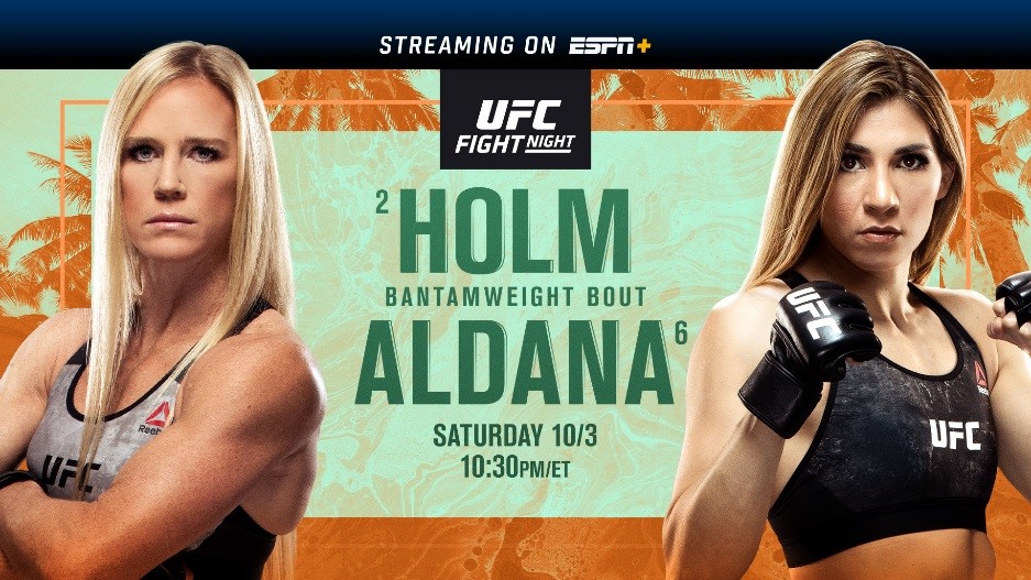 resultat Ufc holm vs aldana