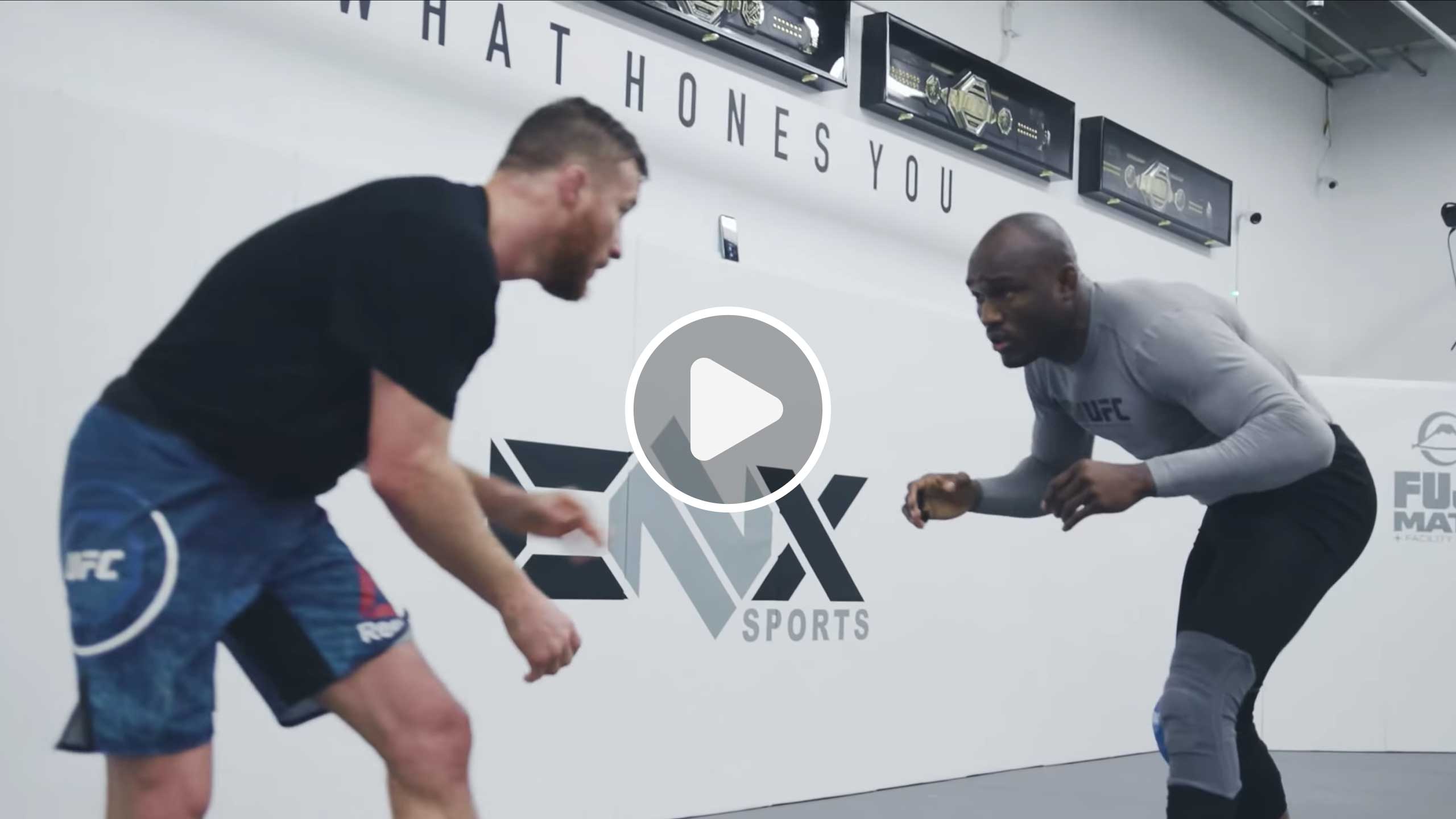 Kamaru Usman entraîne Justin Gaethje pour préparer l'UFC 274 Gaethje-Usman