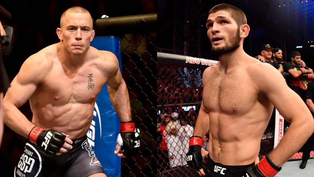 georges st-pierre khabib nurmagomedov