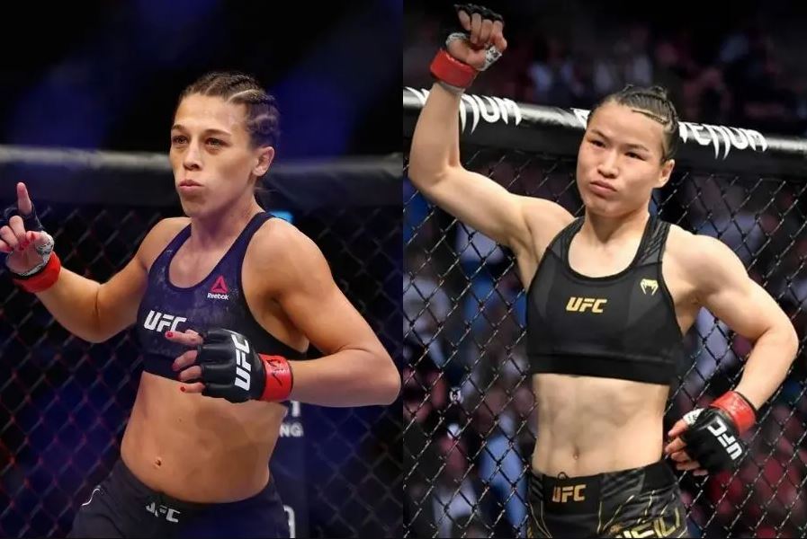 Joanna Jedrzejczyk et Zhang Weili