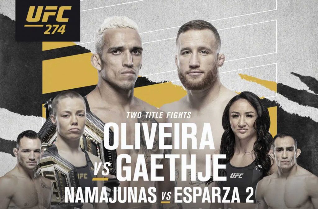 oliveira vs gaethje