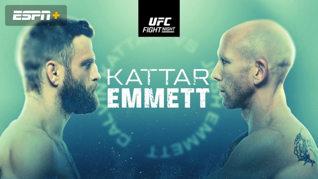 UFC Fight Night Kattar Emmett