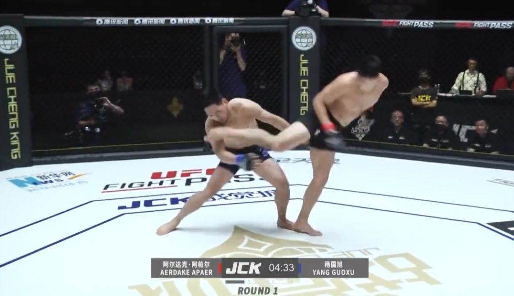 ko mma spinning back kick