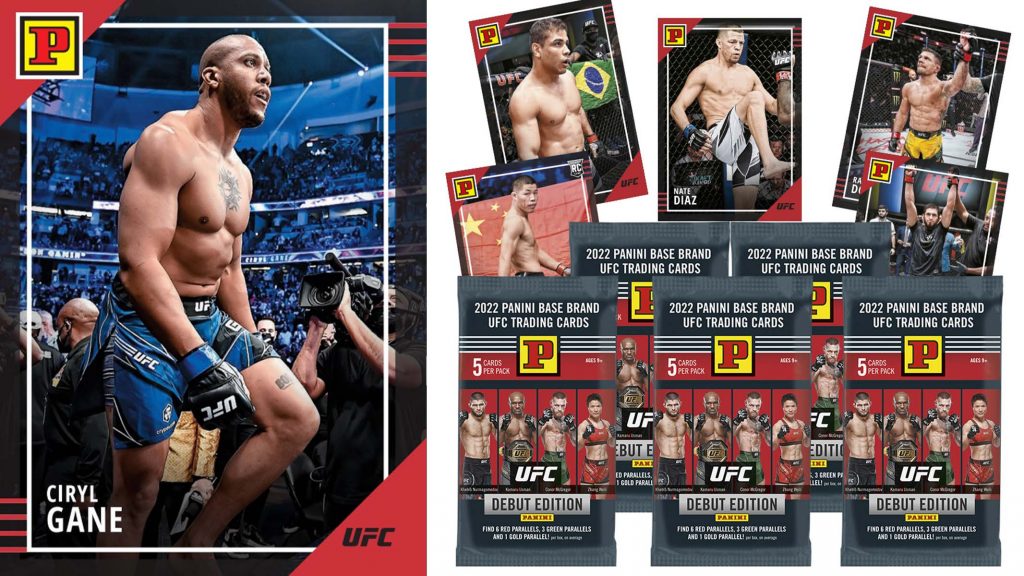 Panini sort une nouvelle collection de cartes UFC à collectionner