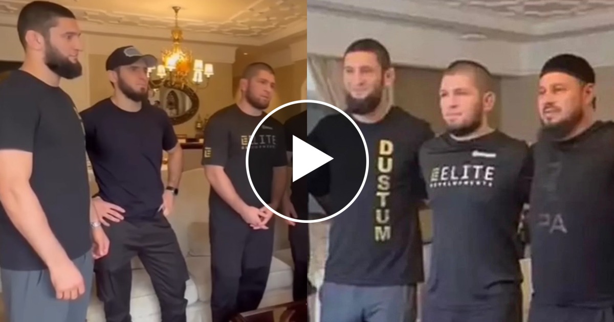 Khabib s’excuse pour la bagarre entre Khamzat Chimaev et son cousin