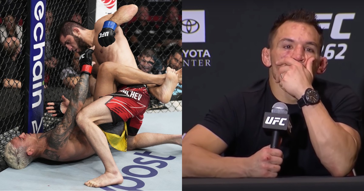 Michael Chandler avoue s'être trompé concernant le niveau d'Islam Makhachev