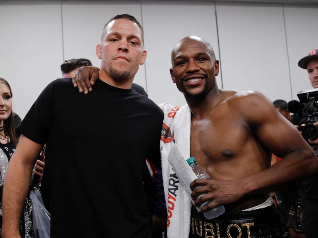 nate diaz floyd mayweather