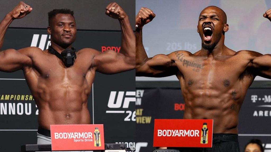 francis ngannou jon jones