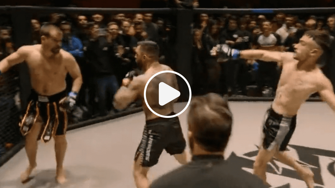 combat mma 2 VS 1 vidéo