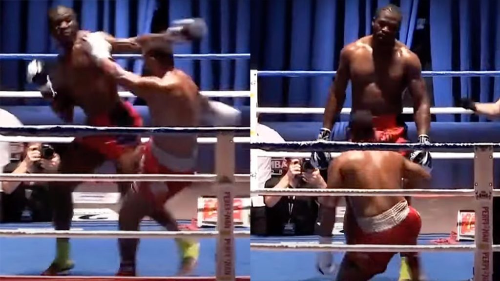 Les images de Francis Ngannou en kickboxing sont dévoilées, il détruit complètement son adversaire