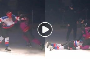 MMA-Hockey-sur-glace-KO-vidéo