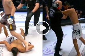 combattant-MMA-KO-bagarre-avec-arbitre-vidéo