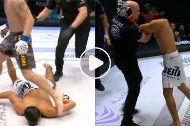 combattant-MMA-KO-bagarre-avec-arbitre-vidéo