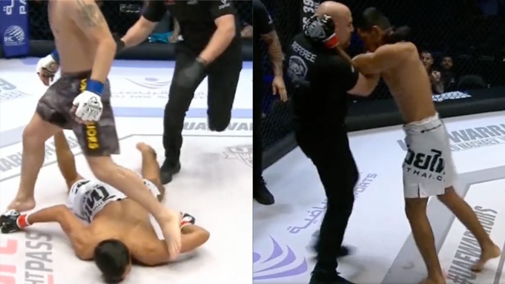 MMA - Un combattant prend un KO violent en trois secondes et tente de se battre avec l'arbitre