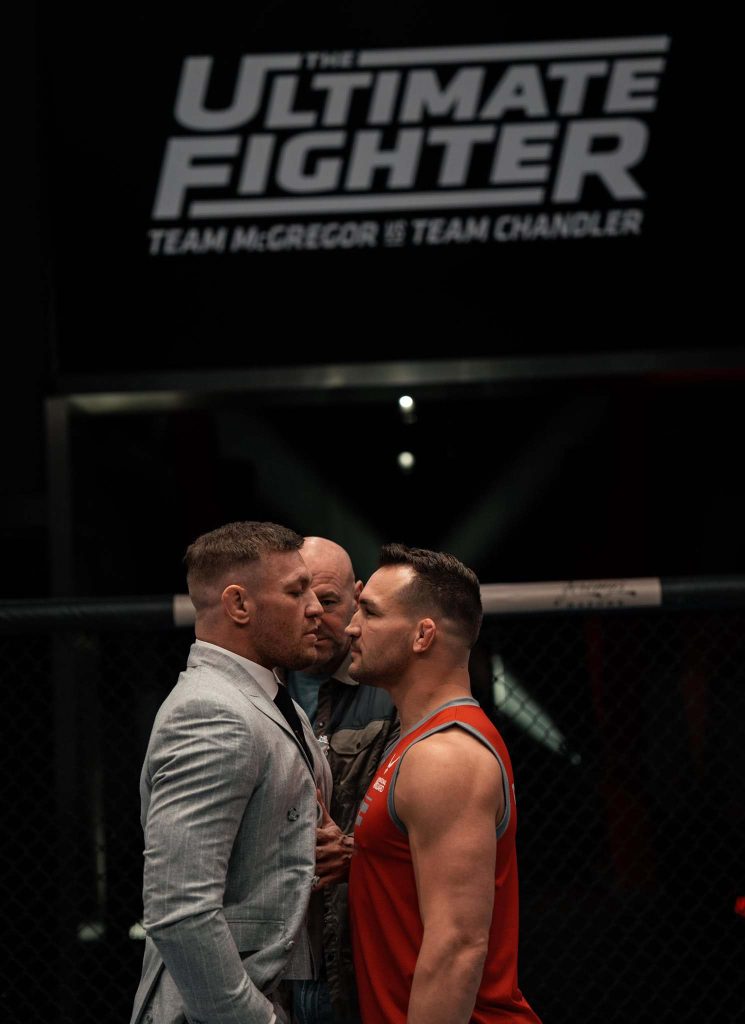 Conor mcGregor face à Michael Chandler