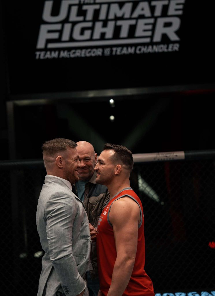 Conor McGregor face à Michael Chandler