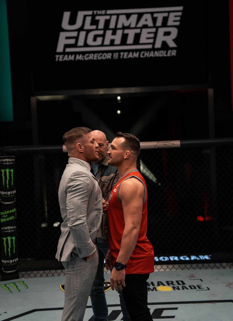 Conor McGregor face à Michael Chandler