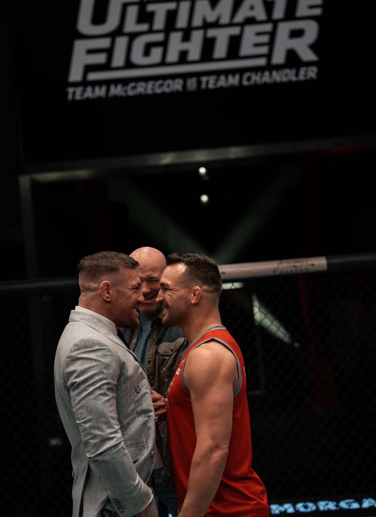 Conor McGregor face à Michael Chandler