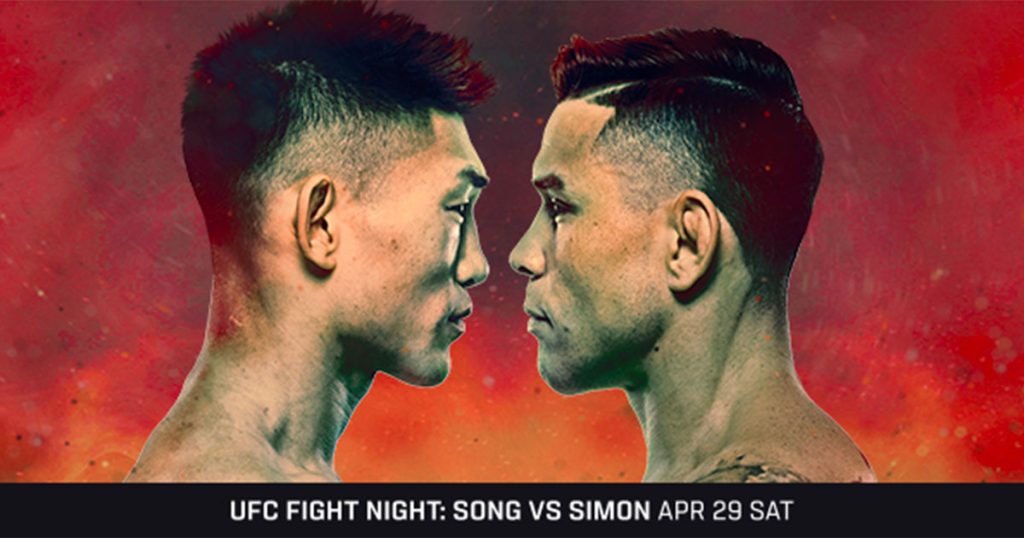 UFC Song vs. Simon :  la carte, les horaires et comment le regarder