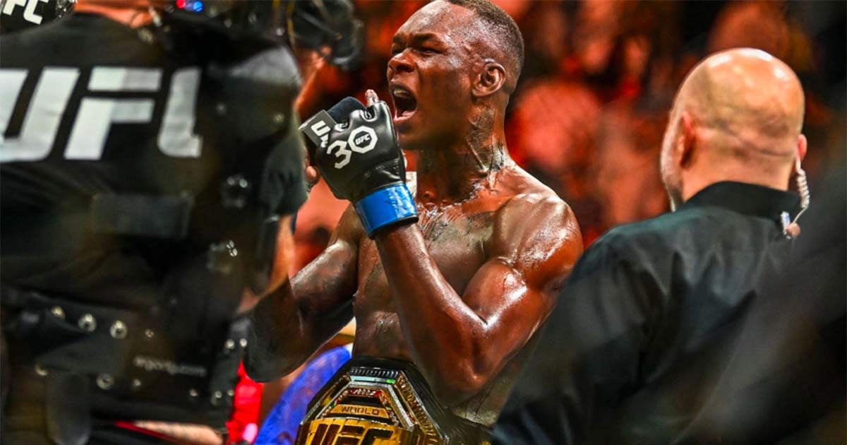 Israel Adesanya revient sur sa célébration controversée à l'UFC 287