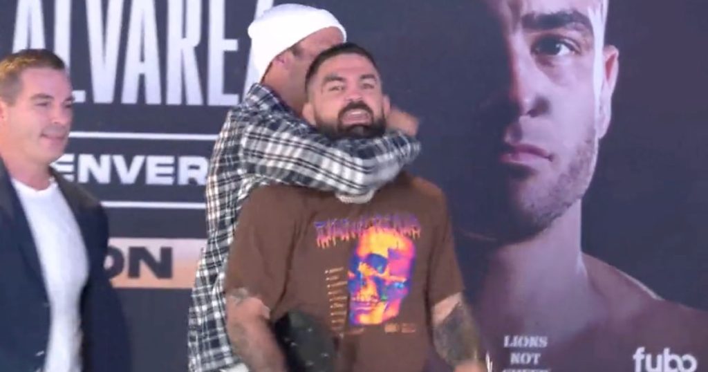 Luke Rockhold et Mike Perry font monter la pression lors d'un face à face imprévisible