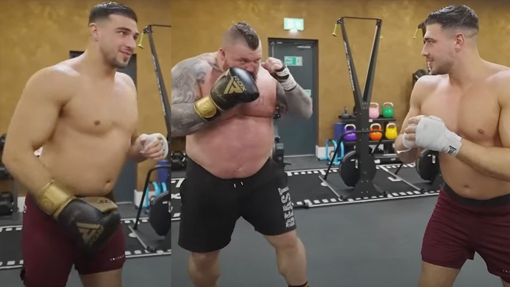 Tommy Fury a pris 25 kg depuis son combat contre Jake Paul, il tourne avec un strongman