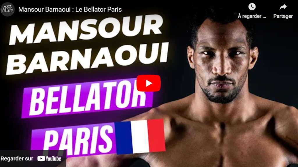 Mansour Barnaoui combattra au Bellator Paris le 12 mai