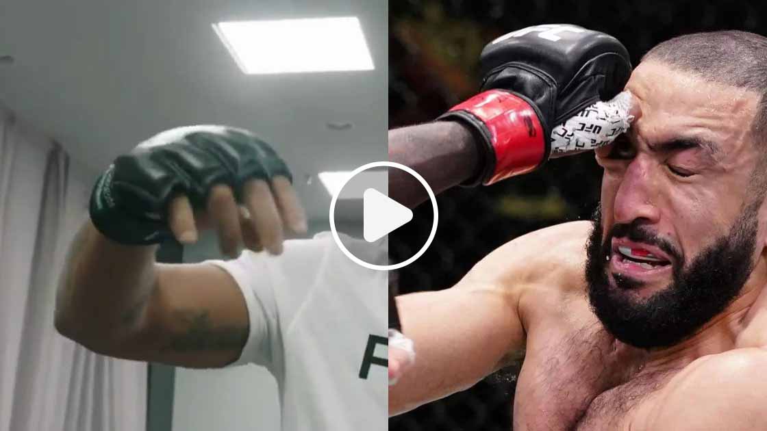 ufc 287 gant mma eye poke