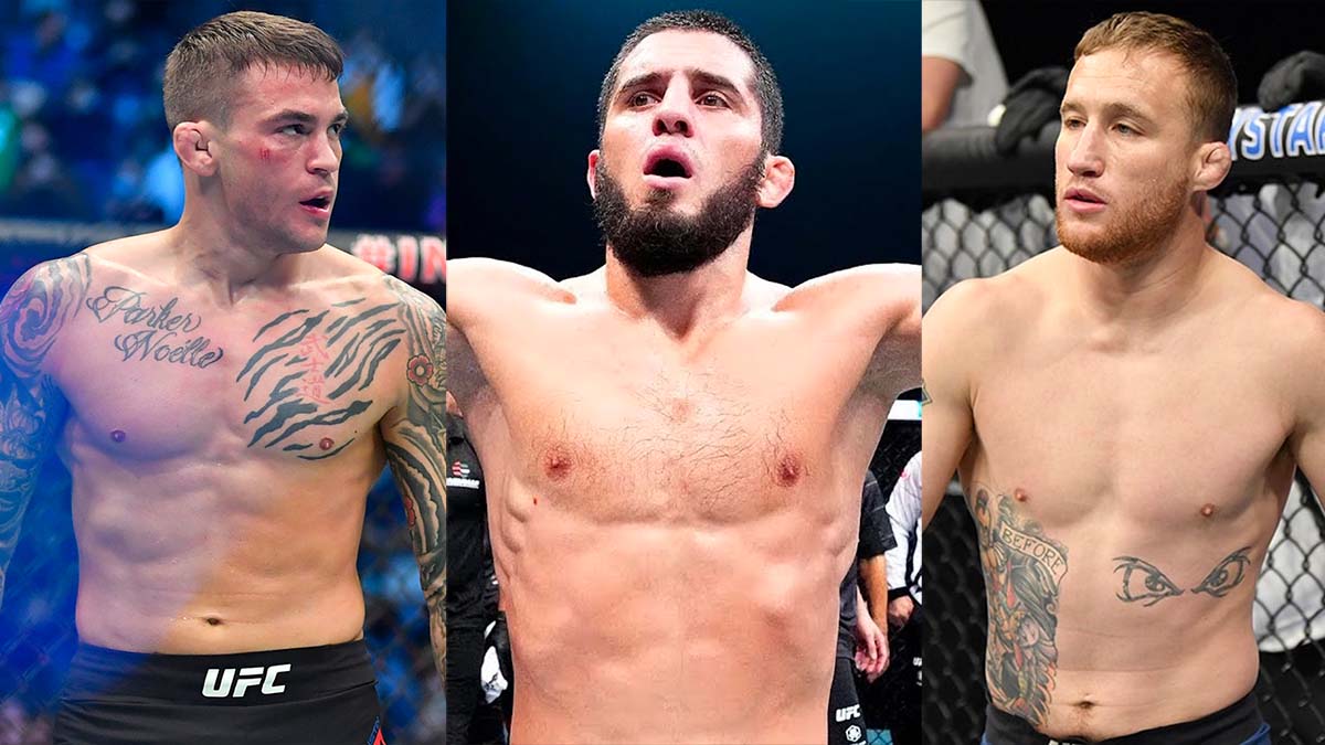 Dustin Poirier vs. Justin Gaethje 2 : Islam Makhachev réagit à l'annonce du combat