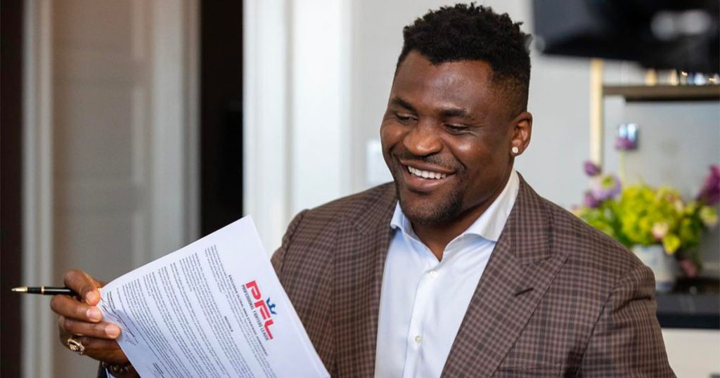 Le président du PFL fait une révélation surprenante sur le salaire de Francis Ngannou