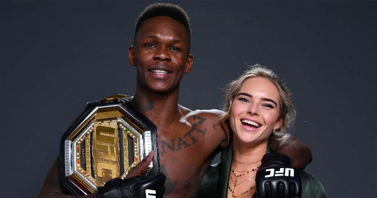 His ex-girlfriend Israel Adesanya sued, and he responded violently