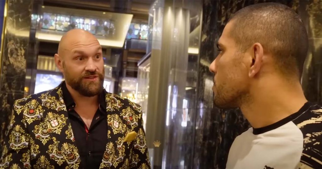 Alex Pereira et Tyson Fury se rencontrent