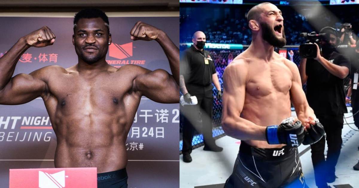 khamzat chimaev francis ngannou